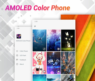 AMOLED Color Phone: Caller Themes & Live Wallpaper  Screenshots 1