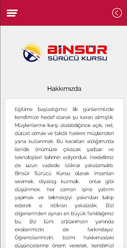 Binsür Sürücü Kursu Screen 2