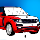 Cars Coloring by Number icon
