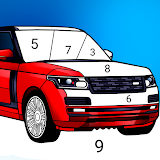 Cars Color by Number  -  Cars Coloring Book icon