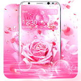 Pink Rose Droplet Theme icon