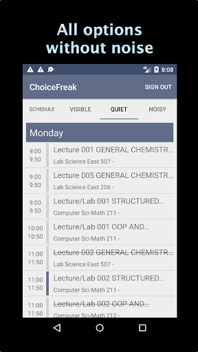 ChoiceFreak EDU Screen 3