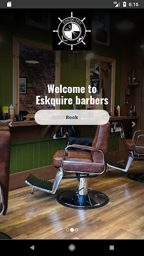 Android application Eskquire Barbers screenshort