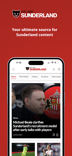 Android application We Are Sunderland screenshort