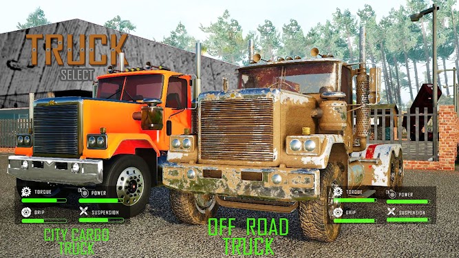 #4. Russian Truck Driving Off Road (Android) By: AF-games Studio