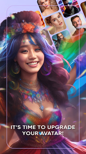 Android application AImagine - AI avatars & photos screenshort