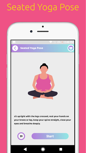 Pregnancy Yoga Workout at Home Screen 3