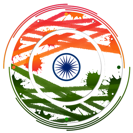 Indian flag clock  Icon