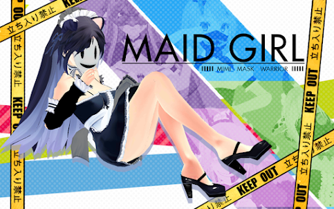 Maid Girl Mimi Mask Warrior