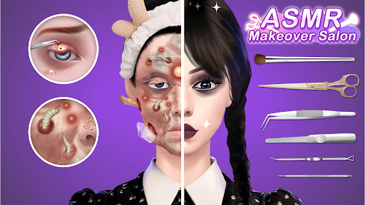ASMR Makeover Salon Make up