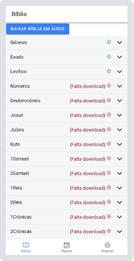Bíblia em Áudio Screen 3