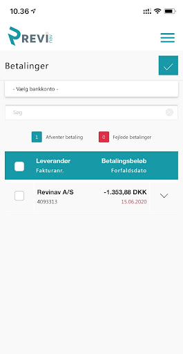 Android application Revinav screenshort
