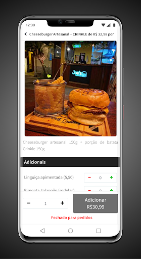 Joes Burguer Screen 2