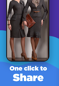 Women Office Dress Photo Suit