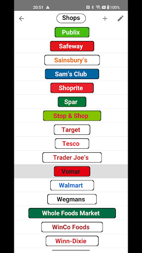 Android application ShopForUandMe screenshort