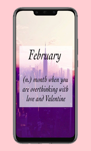 Android application February images screenshort