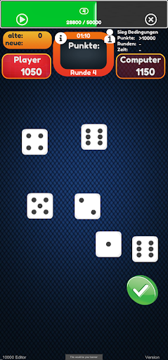Android application Farkle Master: Roll & Score screenshort