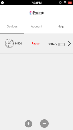 Android application H-MOTION 500 screenshort