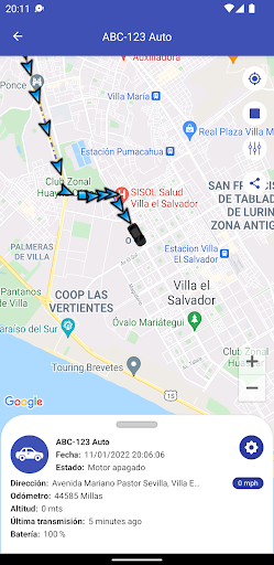 Radar Track GPS Screen 3