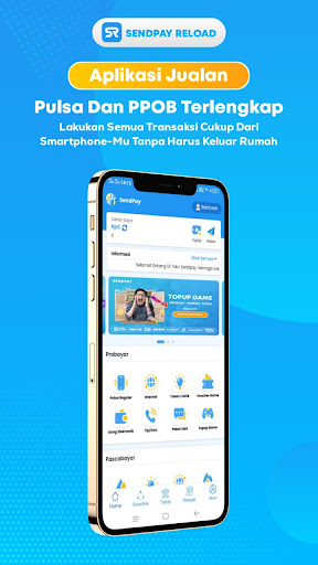 Android application Sendpay Reload-Pulsa dan ppob screenshort