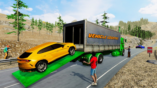 Police Car Transport Truck : OffRoad Driving Games 1.1 APK + Mod (Free purchase) for Android