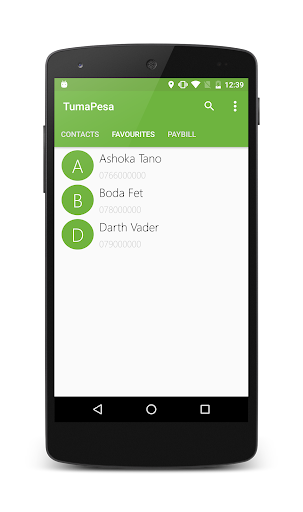 TumaPesa - The MPESA Companion Screen 2