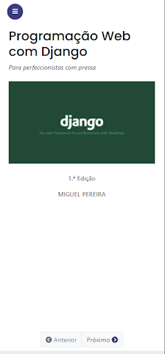 Android application Programação Web com Django screenshort