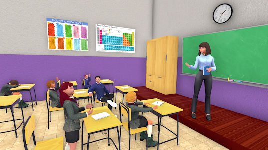 High School Teacher Games 3D
