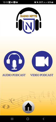 Android application RADIO NITTE screenshort