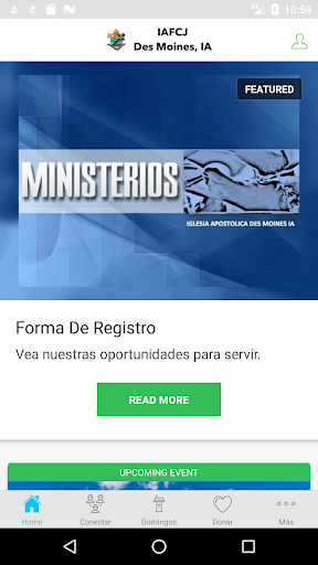 Android application IAFCJ Des Moines IA screenshort