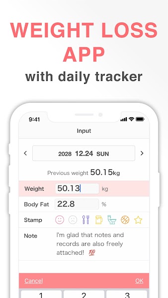  SmartDiet - weight tracker 