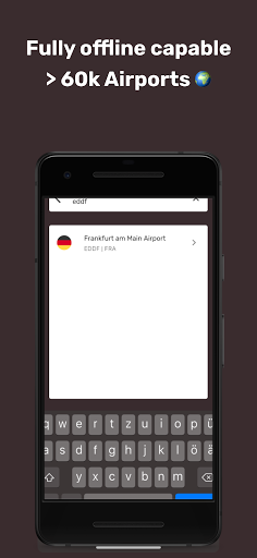 Airport Distance Calculator Screen 2