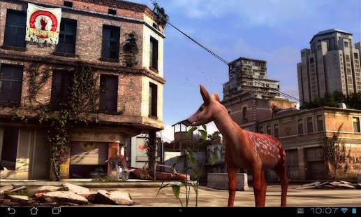 Captura de pantalla de Apocalyptic City 3D LWP