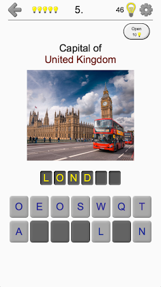 Capitals - Geography Quiz - Screenshot 2