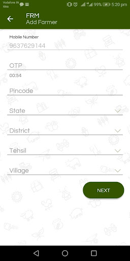 Farmer Relationship Management Screen 3