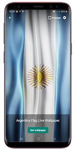 Argentina Flag Live Wallpaper