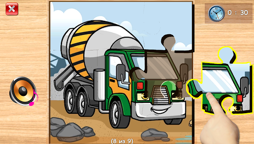 Puzzle for boys - cars & dino screenshot 10
