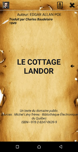 Android application Le Cottage Landor screenshort
