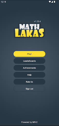 Android application MathLakas screenshort