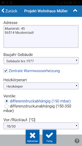 Vereinfachter hydr. Abgleich