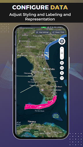 Android application Earth Explorer 3D Map screenshort
