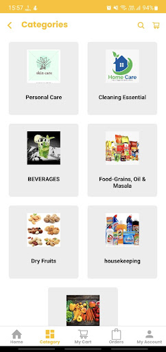 Ftaak - Grocery Screen 3