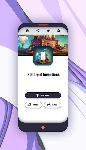 Android application History of Inventions screenshort