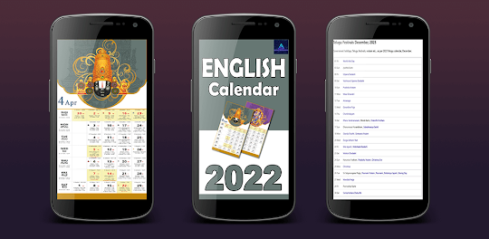 English Calendar (G) 2023