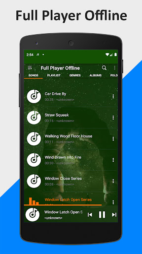Android application Full Player Music Offline screenshort