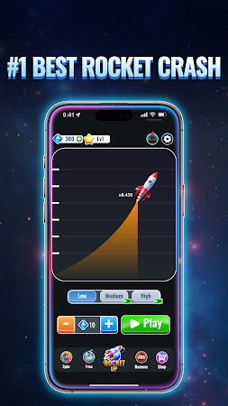 Game screenshot Crash Rocket - Rocket Game mod apk