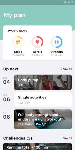 Android application Pompstation Gym screenshort
