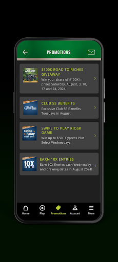Cypress Bayou Casino Hotel Screen 3