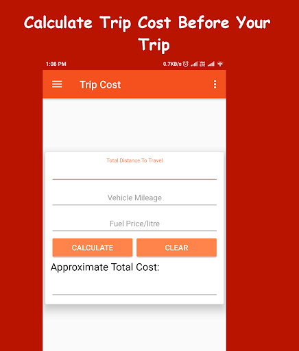 Mileage Calculator(All in One) Screen 2