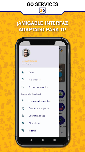 GoServices Clients Screen 2